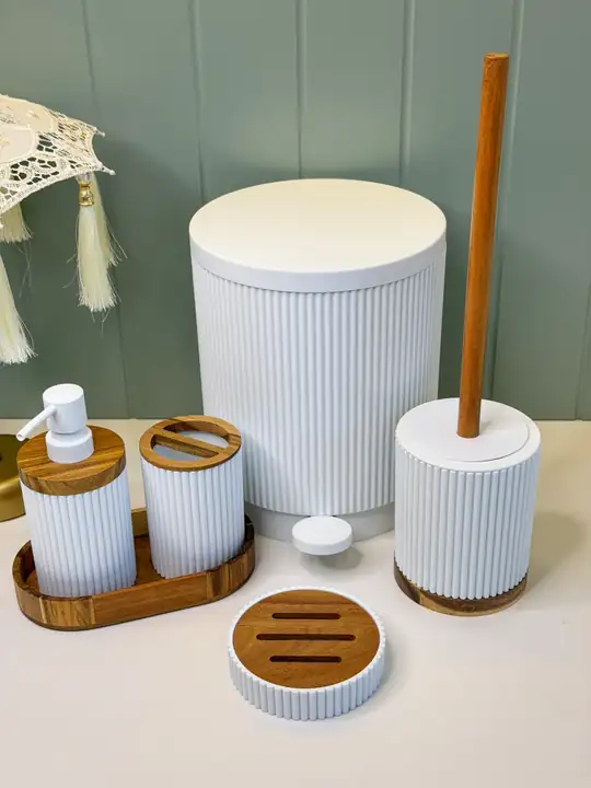 Pinka Banyo Seti (Beyaz)