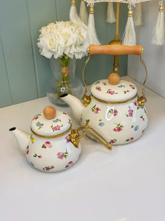 Spring Emaye Çaydanlık