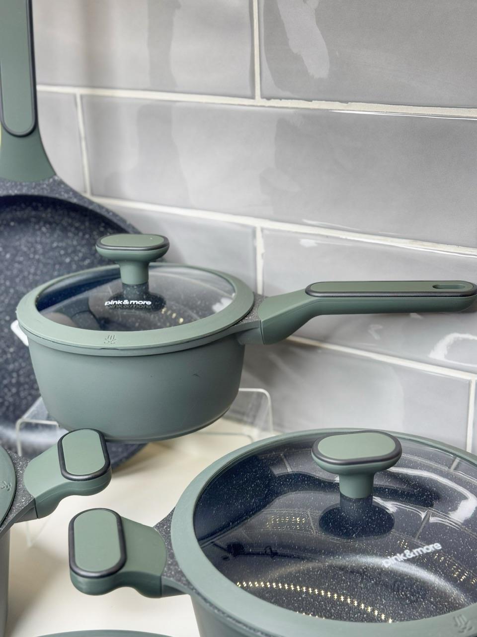 Lavoni 9 Parça Granit Döküm Tencere Seti