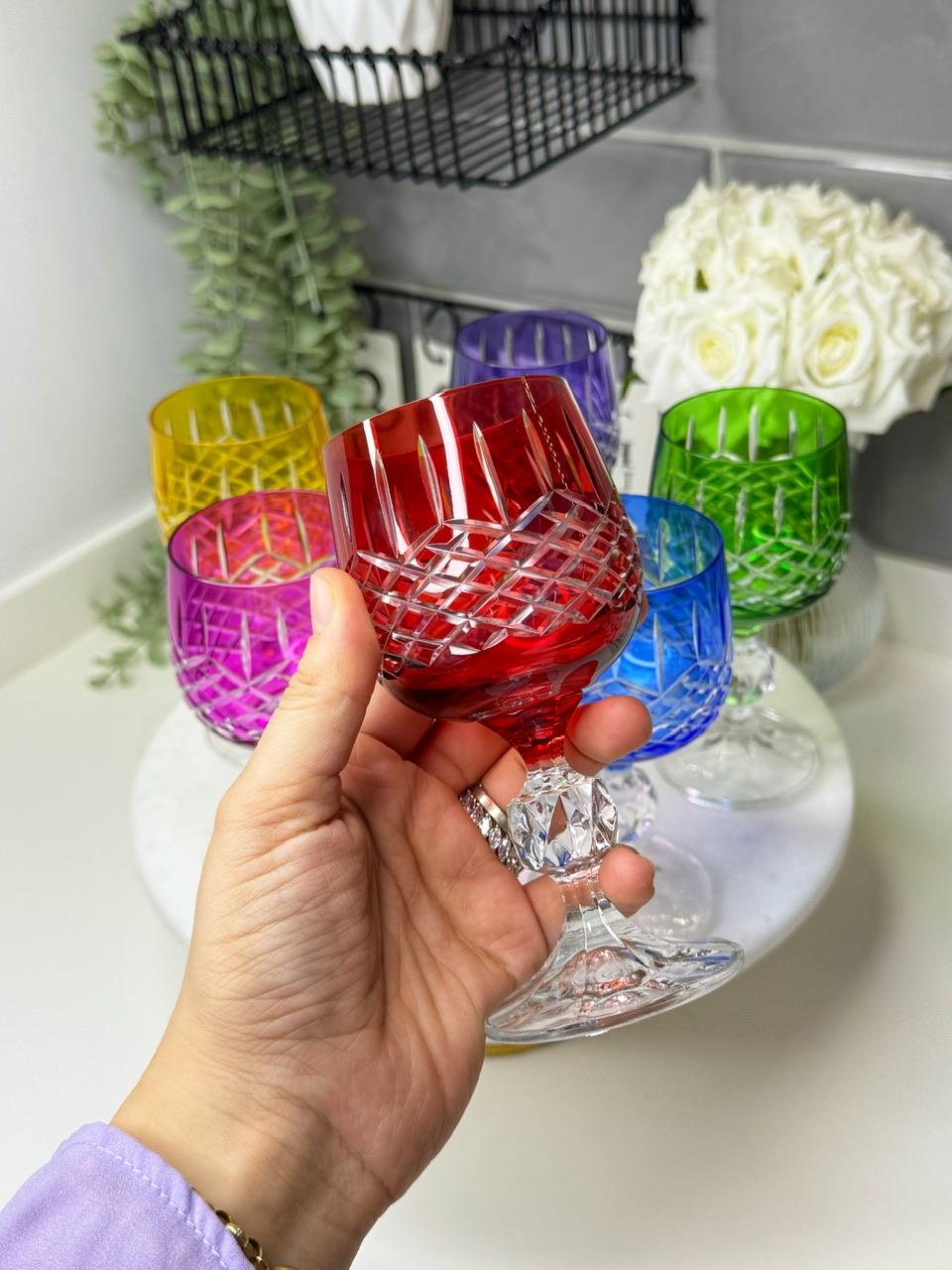 Exclusive 6 Kişilik Bohemia Kahve Yanı Su Bardağı