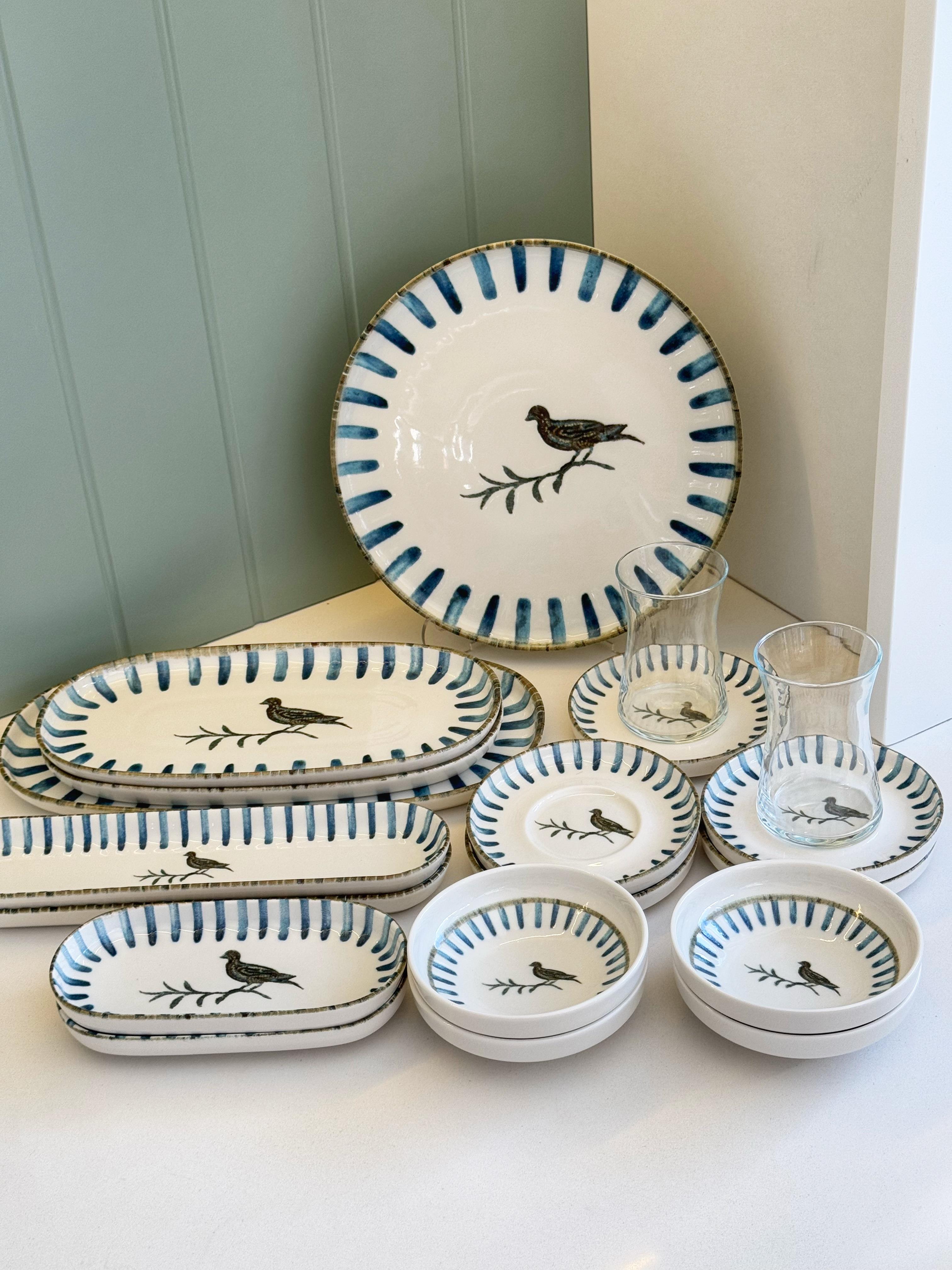 Artisan 29 Parça 6 Kişilik Porselen Kahvaltı Takımı