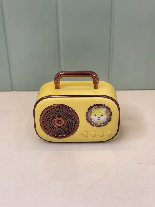 Sarı Retro Radyo / Ses Bombası