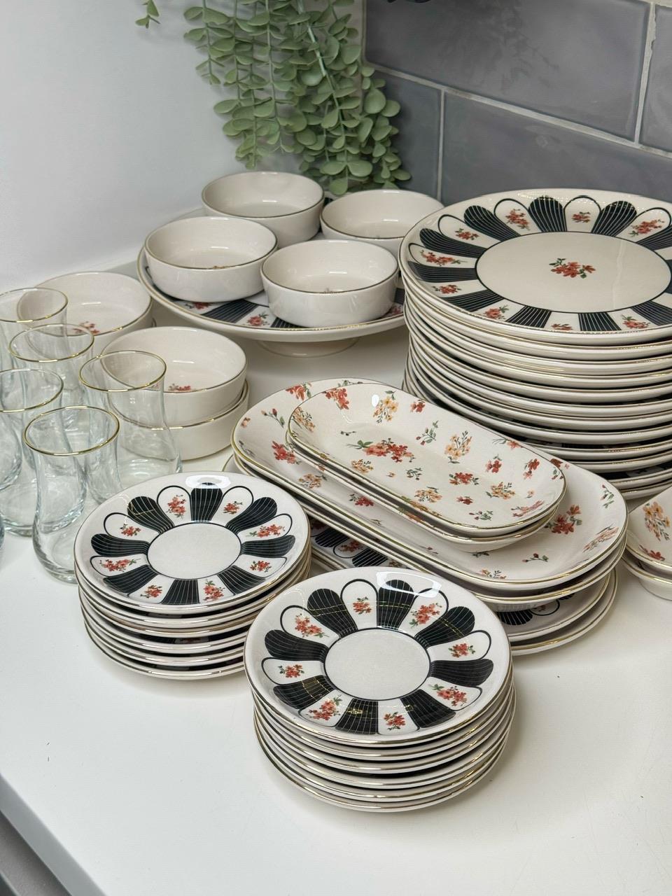 Artesmis 53 Parça 12 Kişilik Kahvaltı Takımı