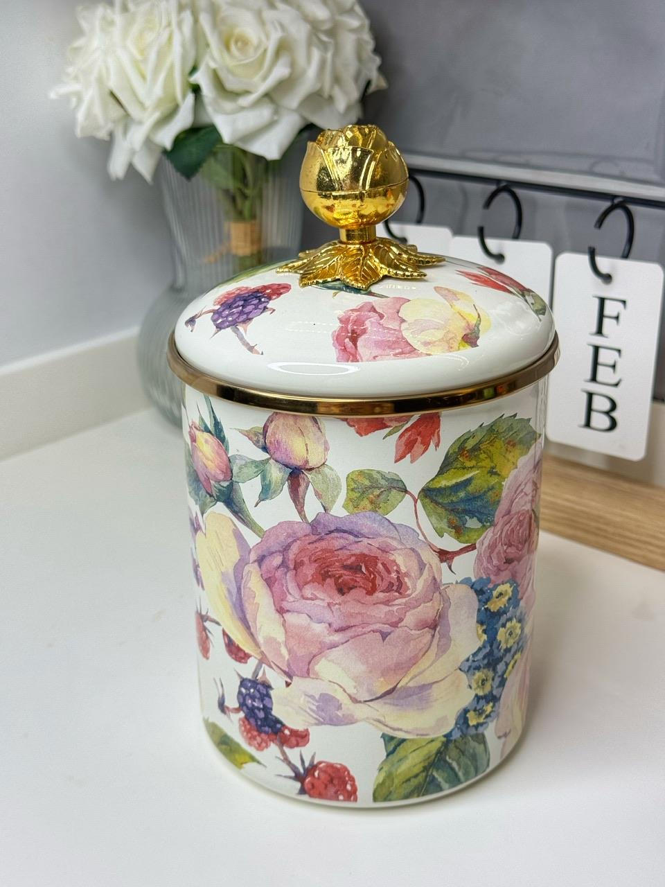 Loren Emaye Büyük Boy Kavanoz