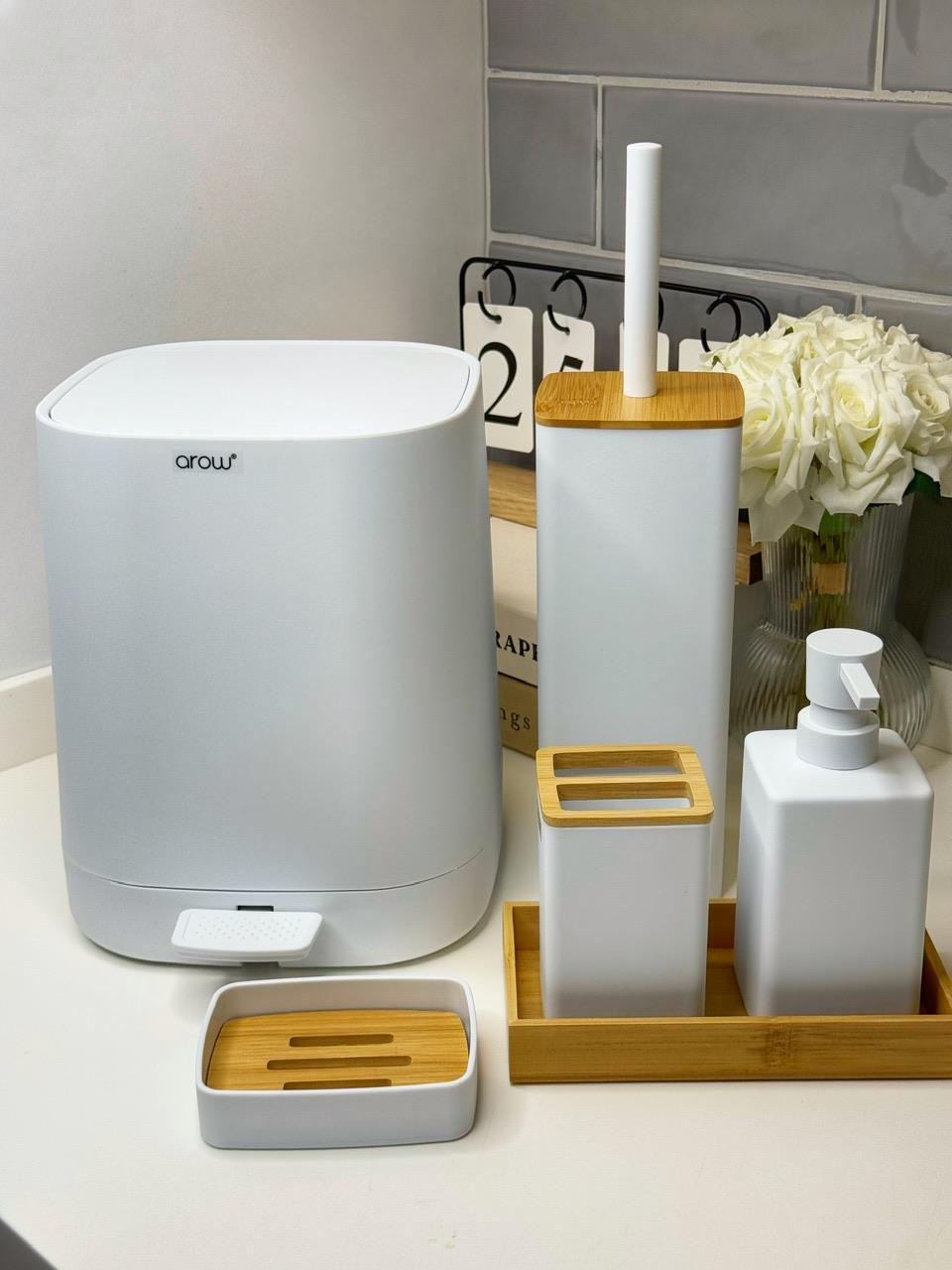 Moi 6 Parça Banyo Seti Beyaz