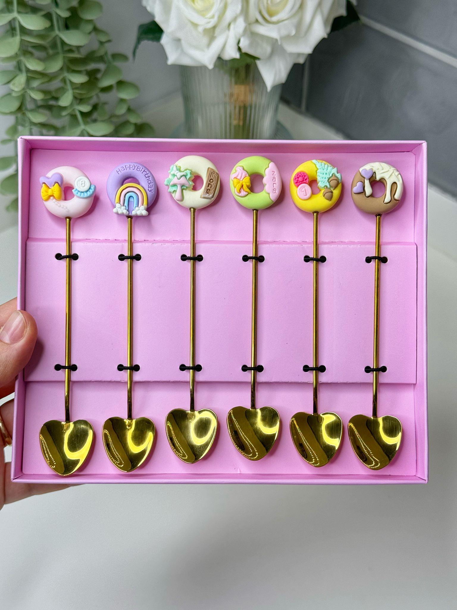 Sweet Donut 6 Kişilik Kokteyl Kaşığı (2)