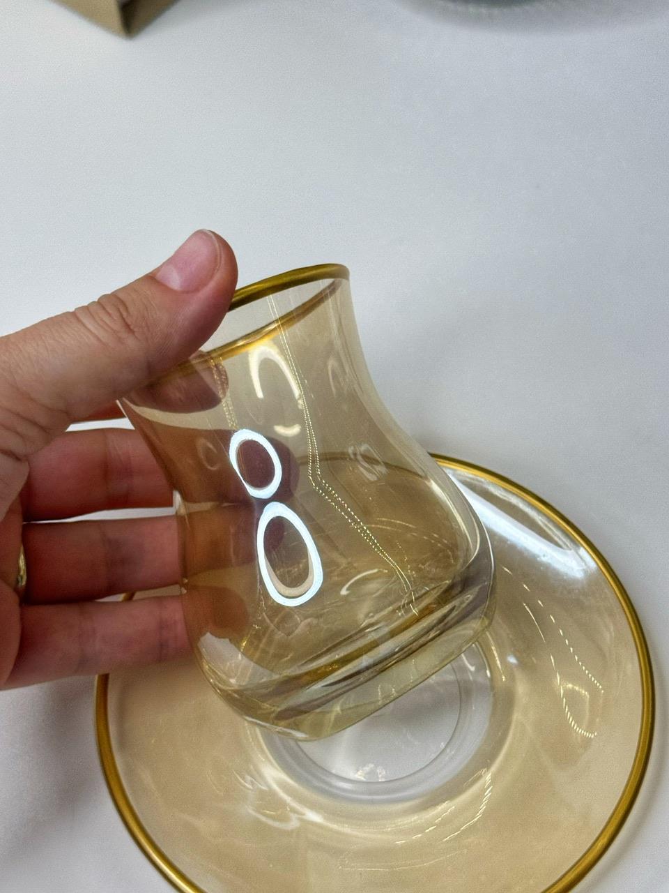 12 Kişilik SILVER RING 6LI ÇAY SETİ