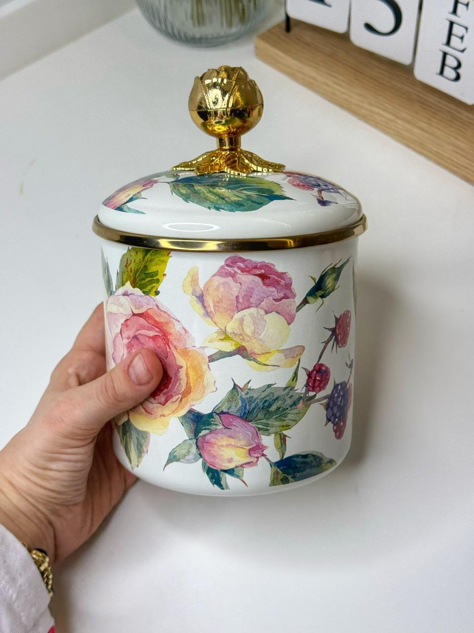 Loren Emaye Orta Boy Kavanoz