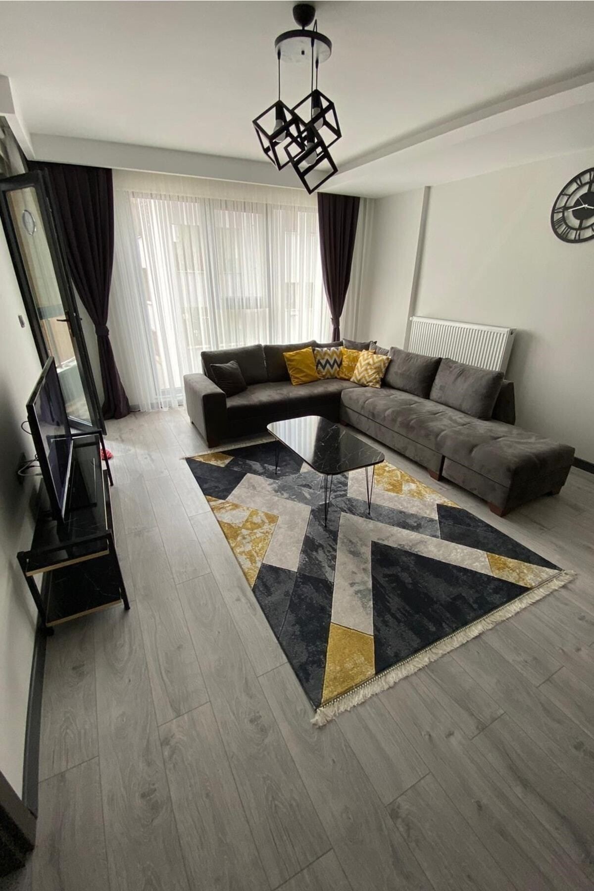 Hardal Halı Salon Halısı Mutfak Halısı Yatak Odası Halısı Yolluk Makinede Yıkanabilir Halı