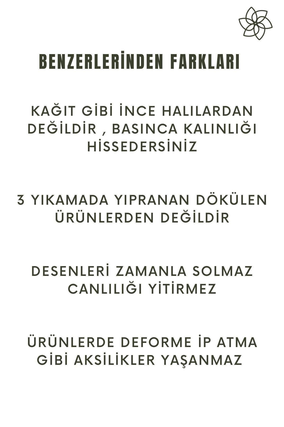 Beyaz Gold Halı Gold Salon Halısı Yatak Odası Halısı Yolluk Makinede Yıkanabilir Halı