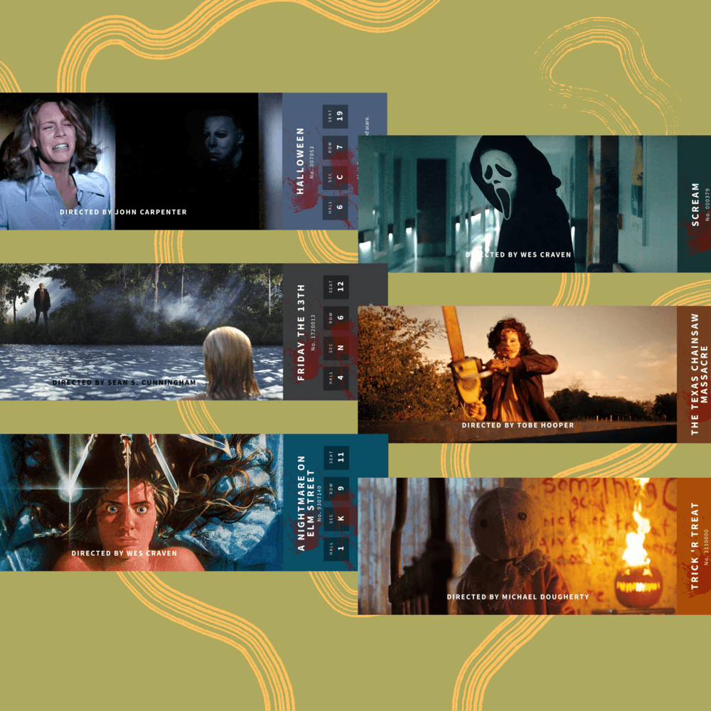 halloween filmleri bilet seti