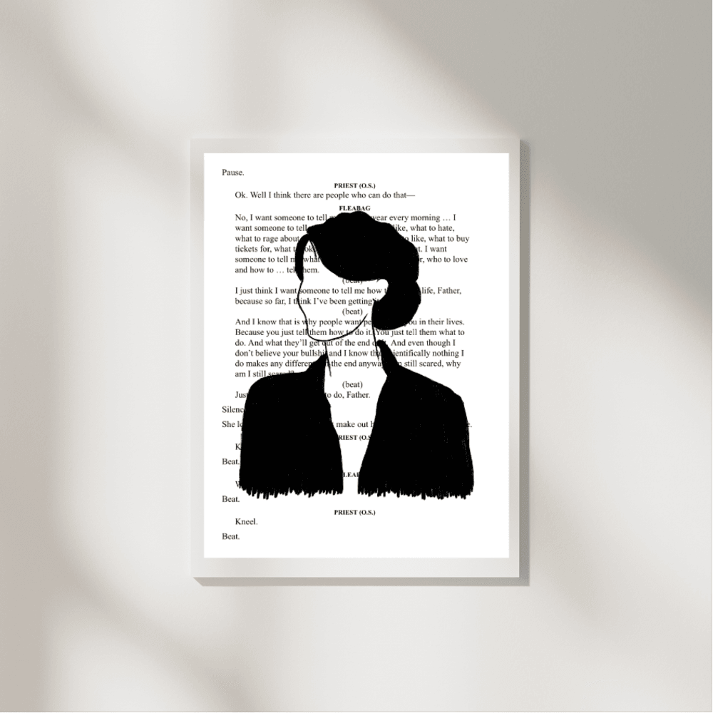 fleabag - hot priest ikili poster