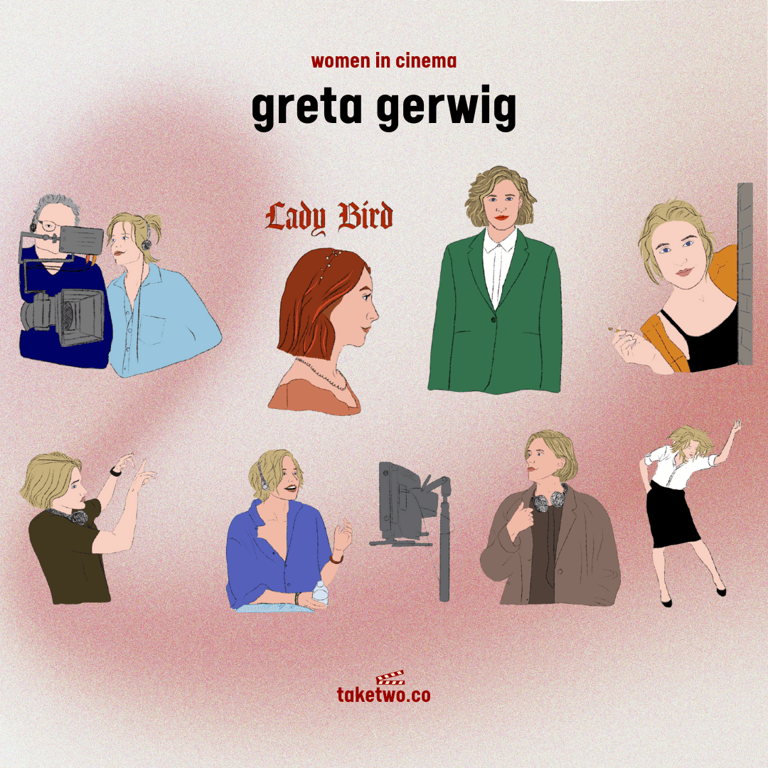 greta gerwig sticker seti