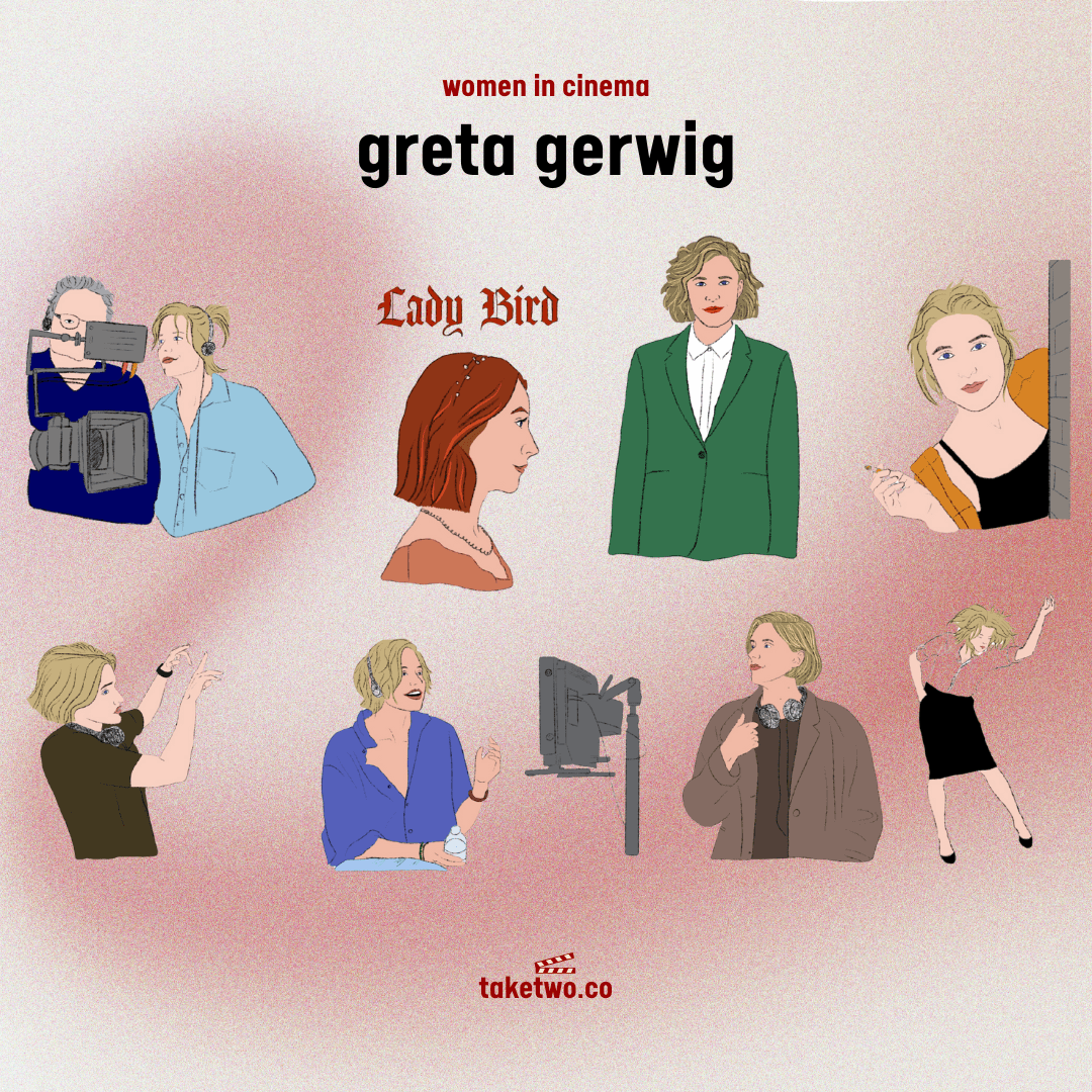 greta gerwig sticker seti