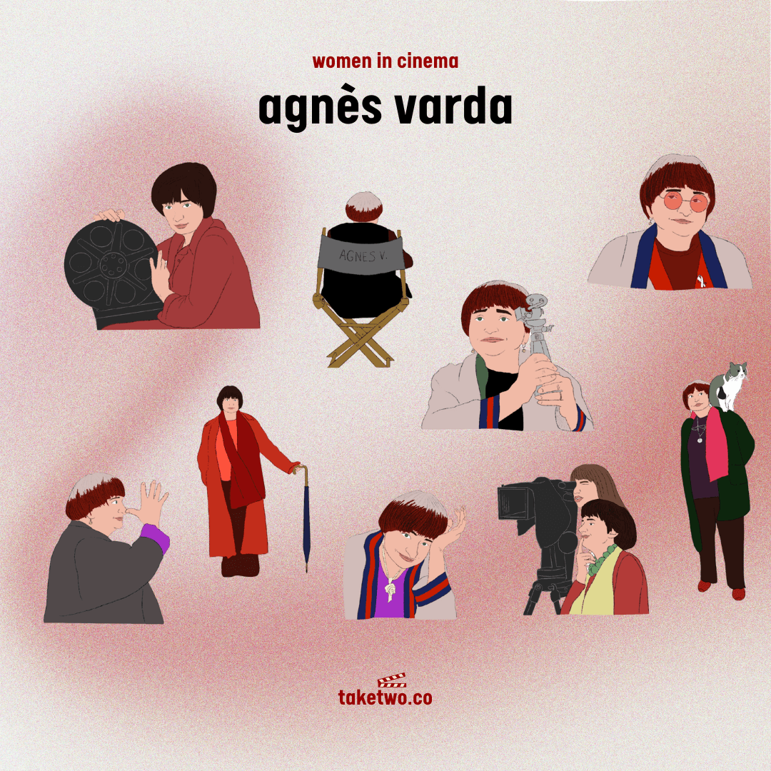 agnès varda sticker seti
