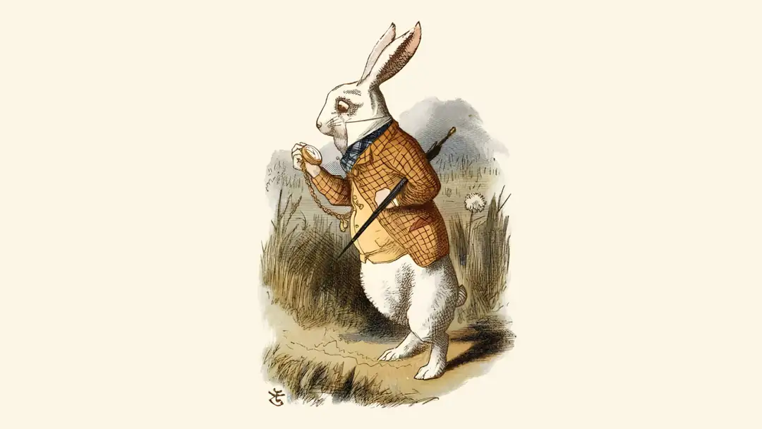 Lewis Carroll's 1865 novel <i>Alice's Adventures in Wonderland</i>, created by the original illustrator Sir John Tenniel.