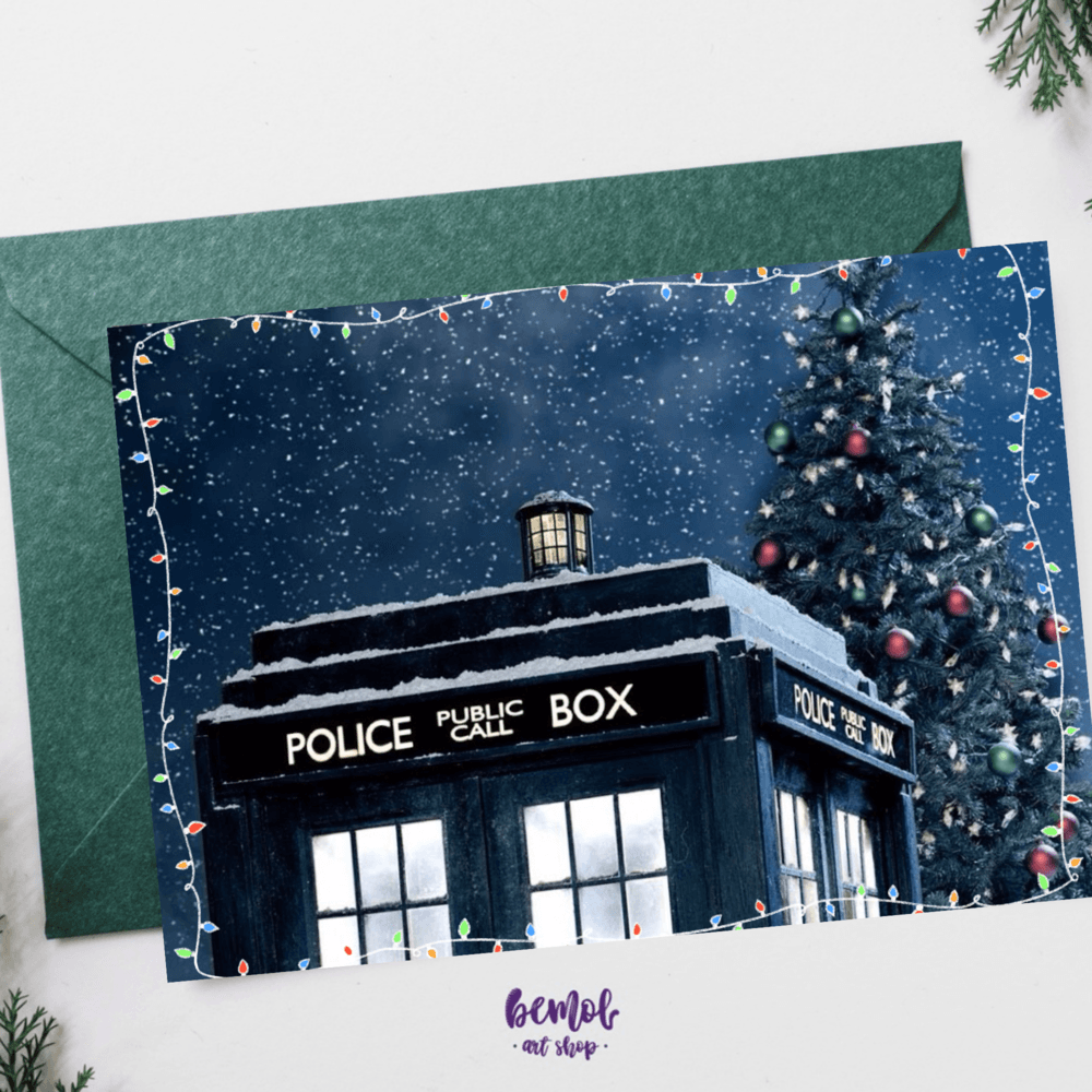 doctor who yılbaşı kartpostalı