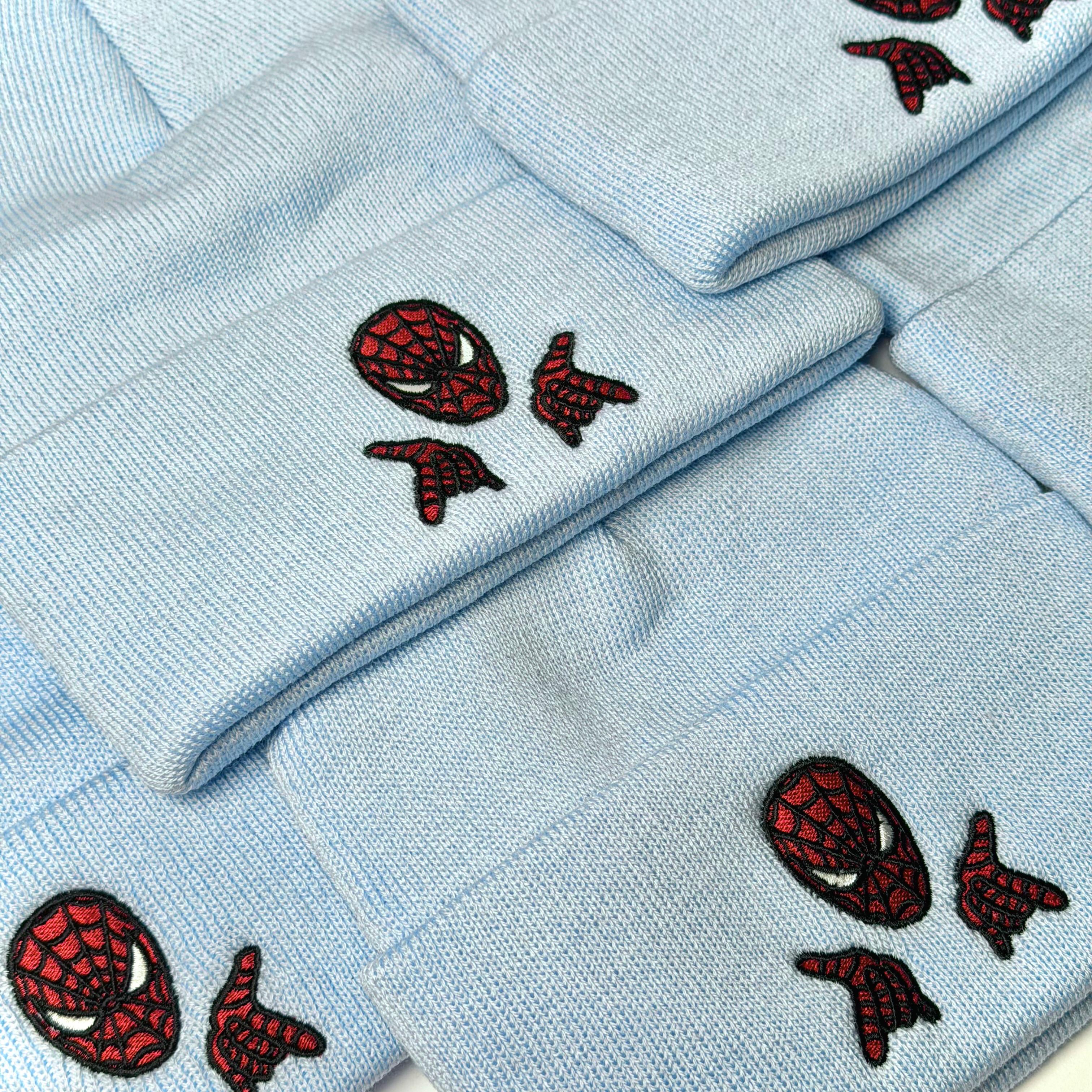 spider-man bere - baby blue