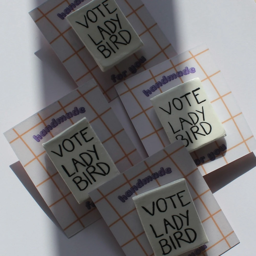 "vote lady bird" kil rozet