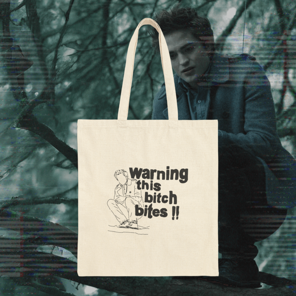twilight edward cullen canvas çanta