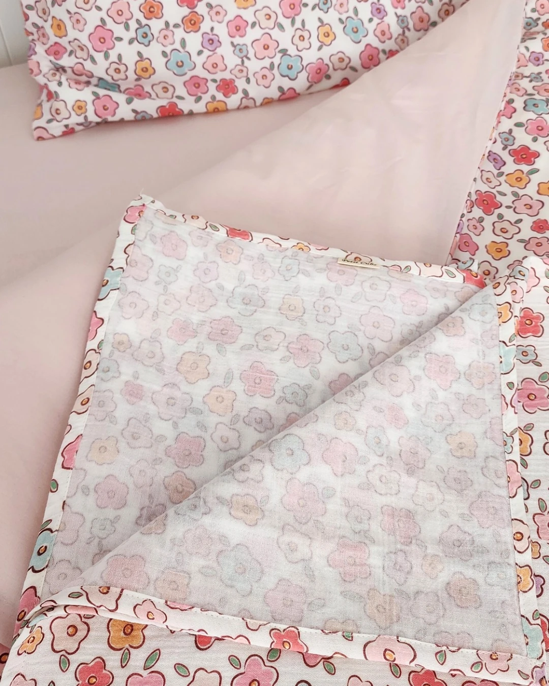 Müslin Battaniyeli Bebek Nevresim Takımı 