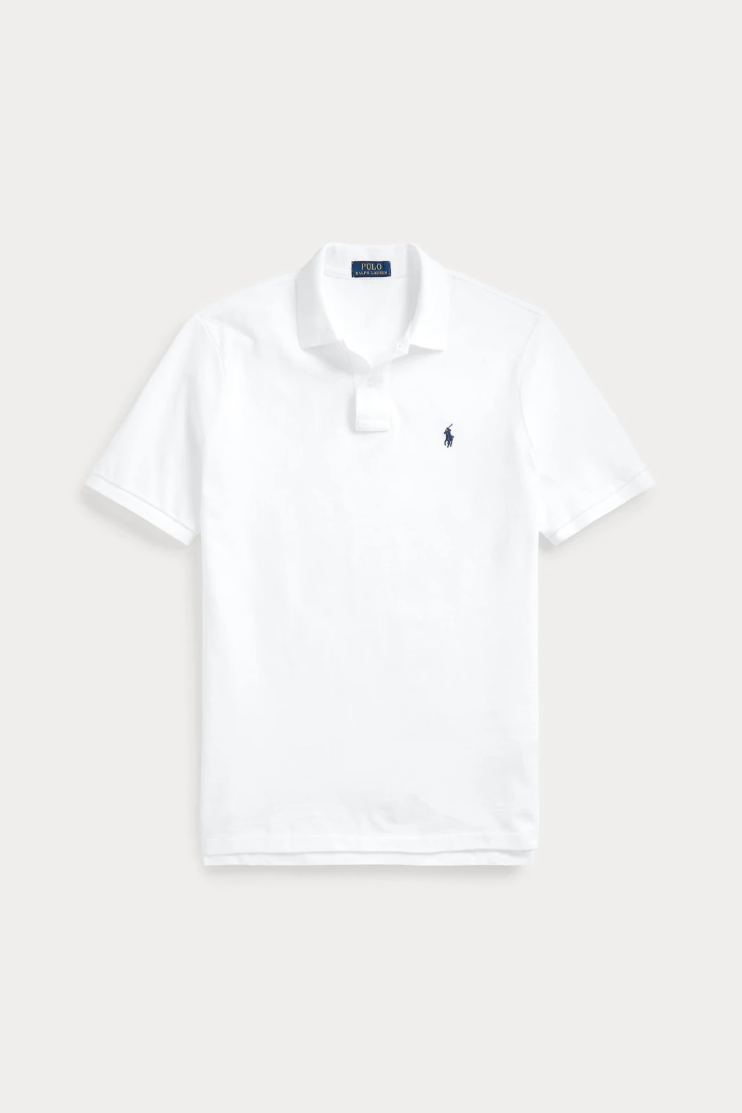 Ralp Lauren The Iconic Mesh Polo T-Shirt - White