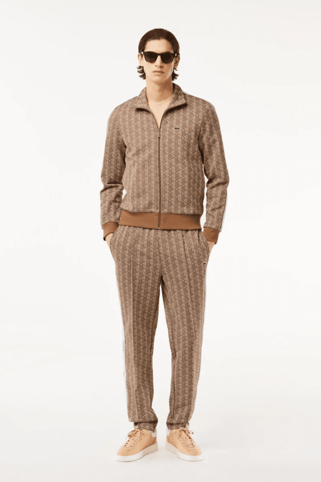 Lacoste Monogram Tracksuit - Camel