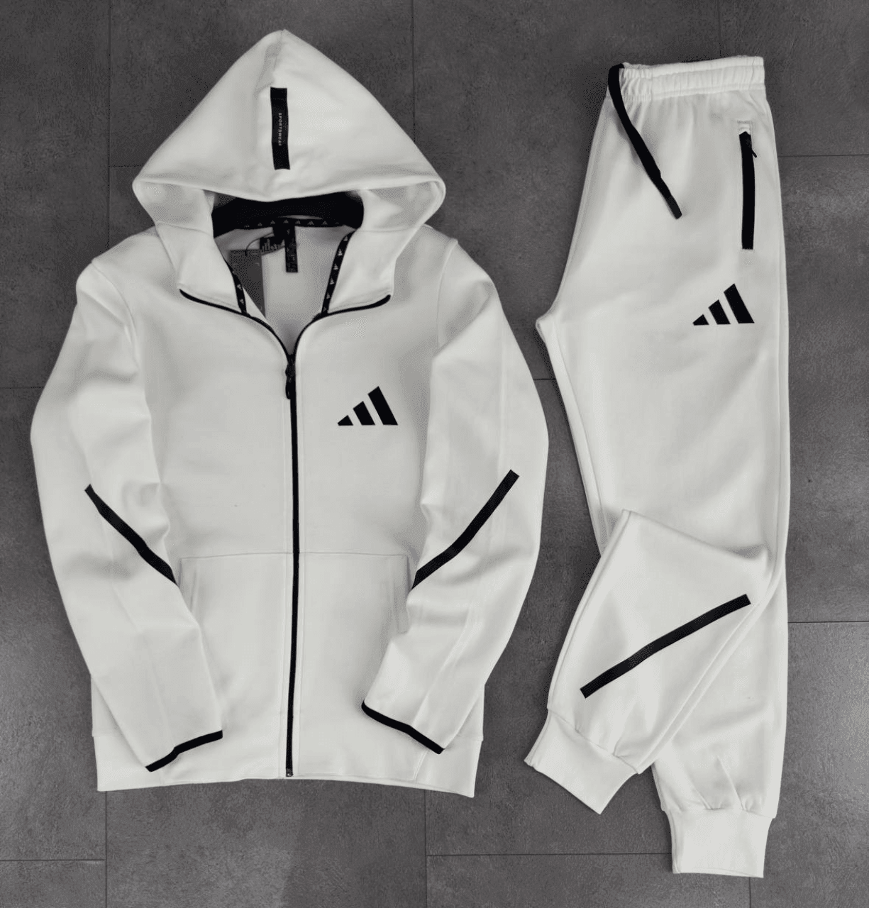 Leo Messi x Adidas Zne Tracksuit - Beyaz