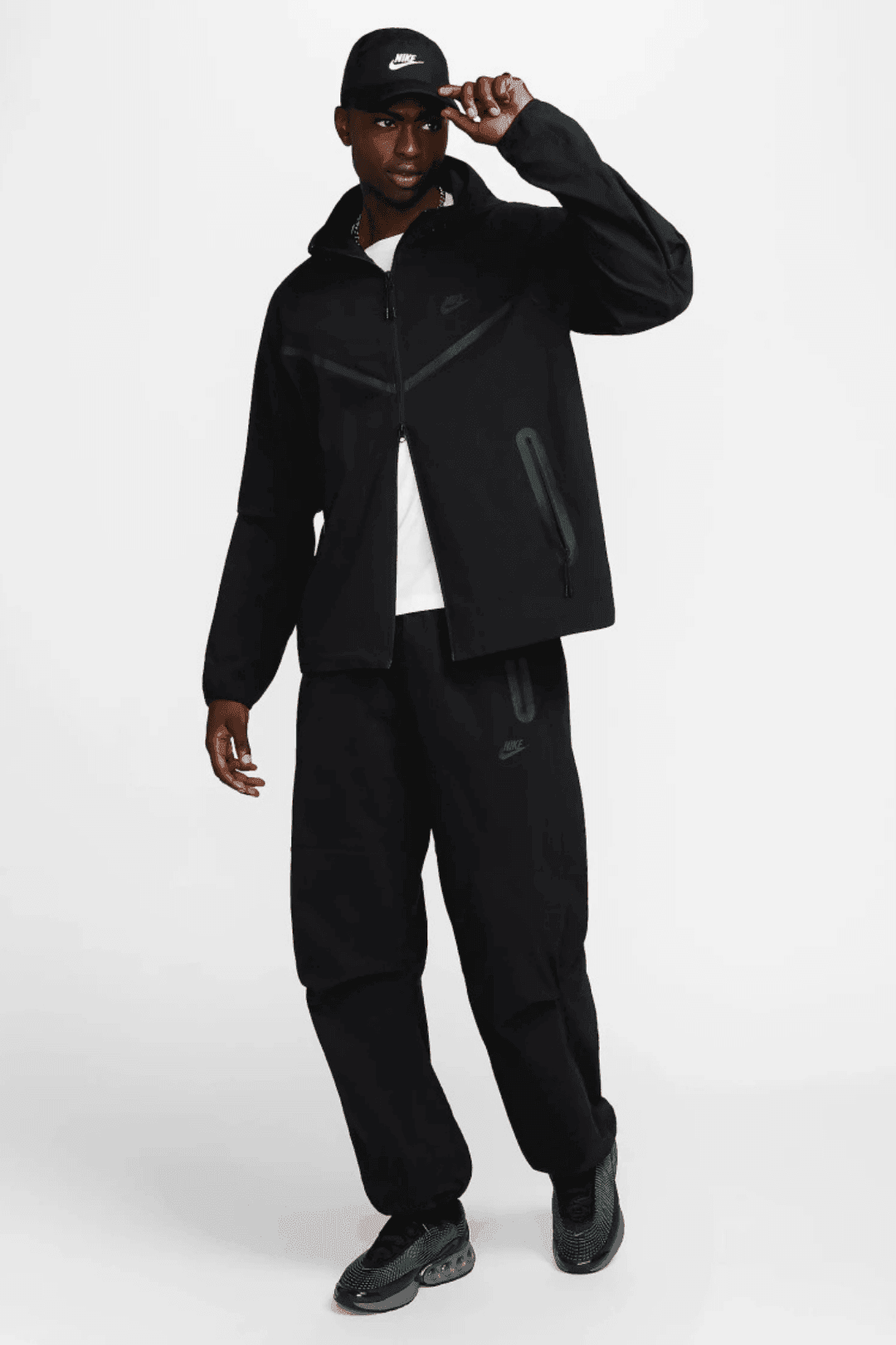 Nike Tech Woven Black Tracksuit