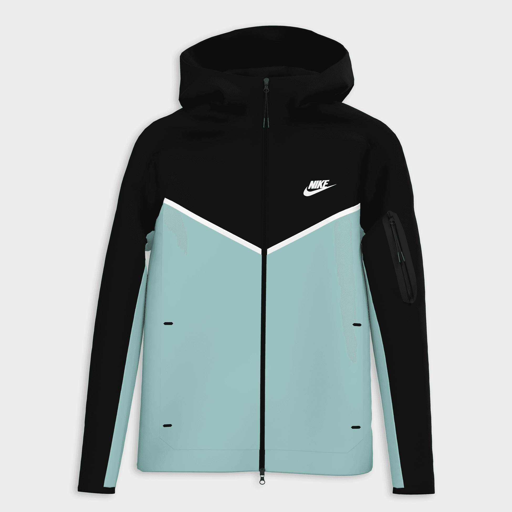 Nike Tech Fleece SS'23 Jacket - Turquouse / Black