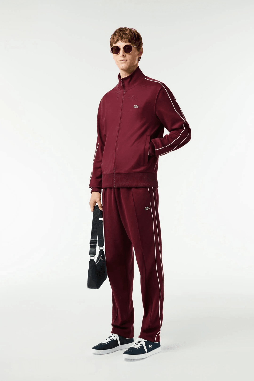 Lacoste Essentials Tracksuit - Bordo