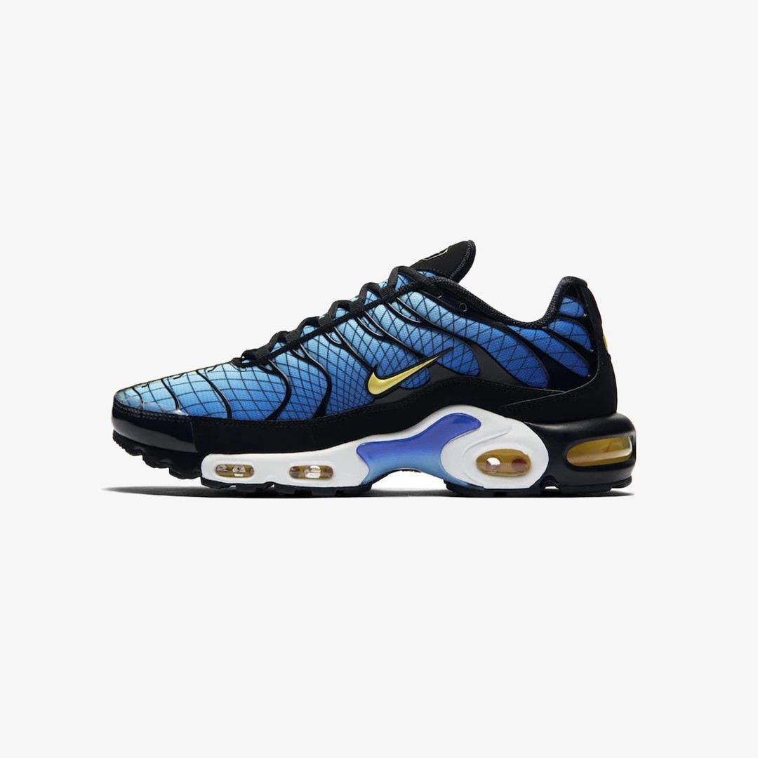 Nike Air Max Plus "TN" Triple Black - Orange / Blue