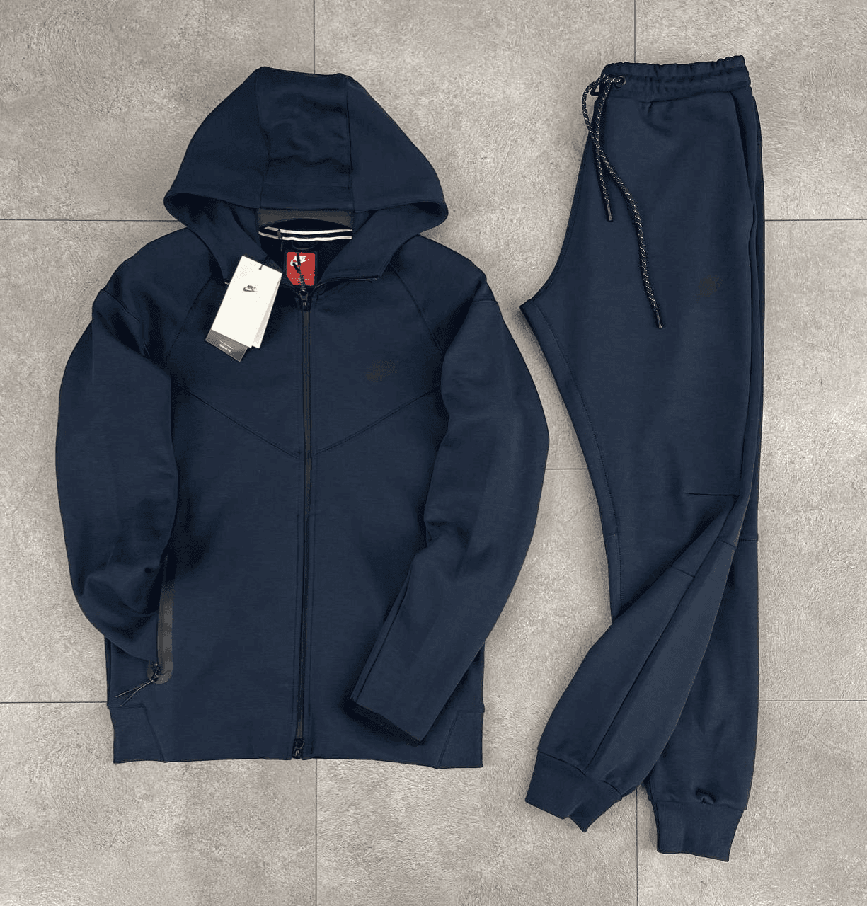 Tech Fleece SS'24 Tracksuit - Navy Blue
