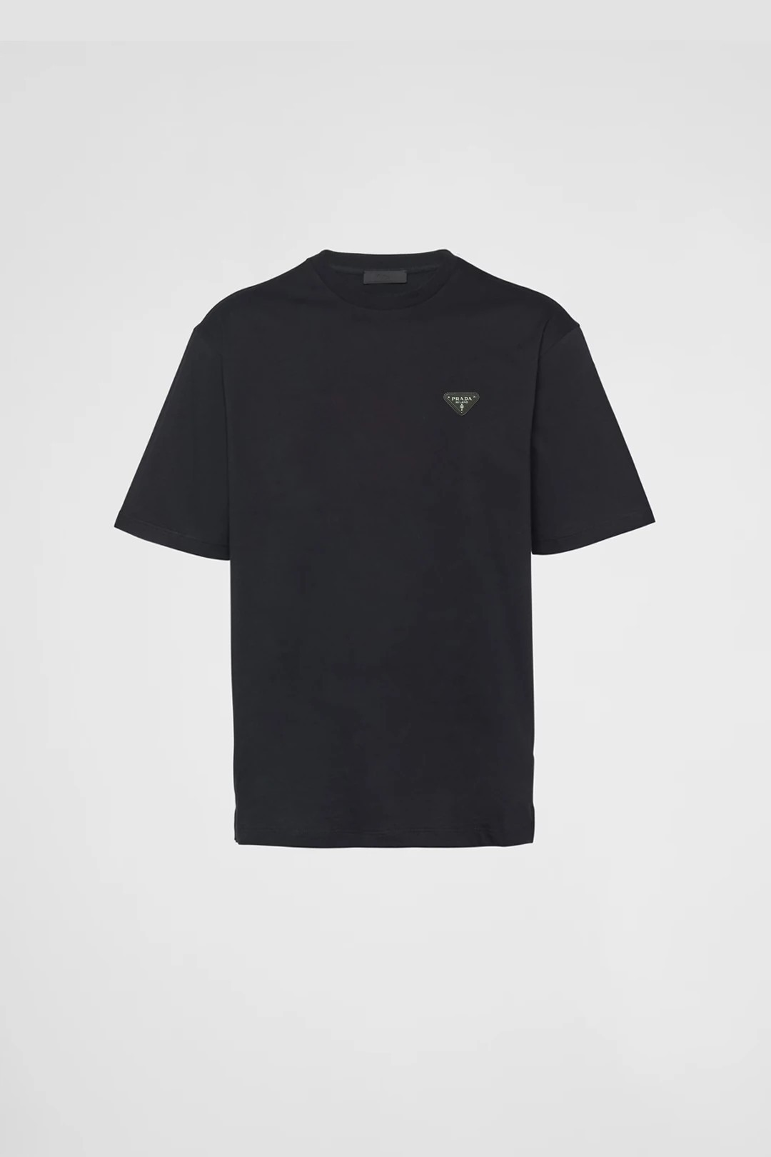 Prada Teknik Jarse T-Shirt - Siyah