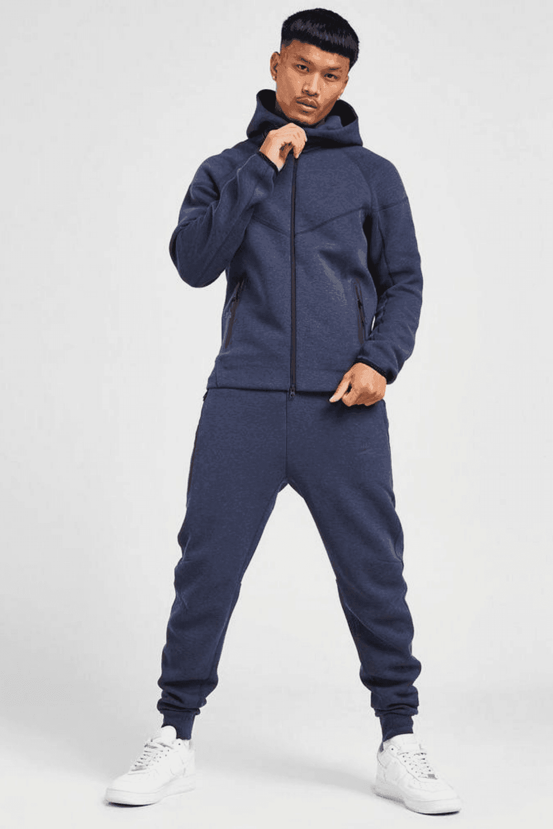 Nike Tech Fleece SS'24 Tracksuit - Navy Blue