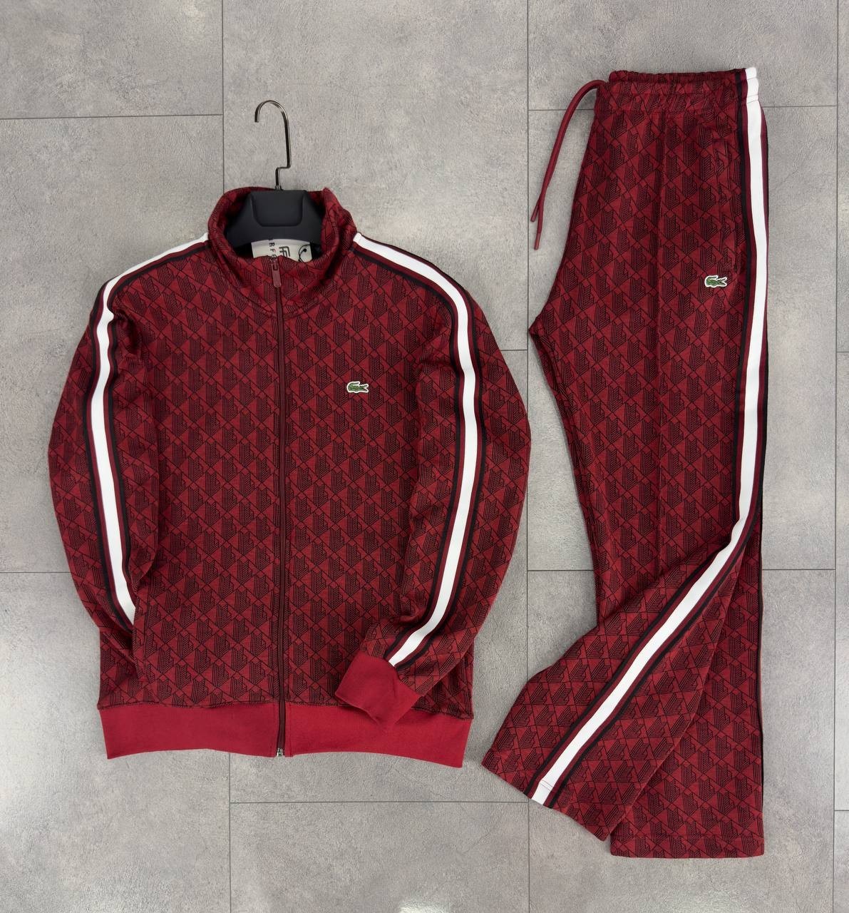 Monogram Tracksuit - Burgundy