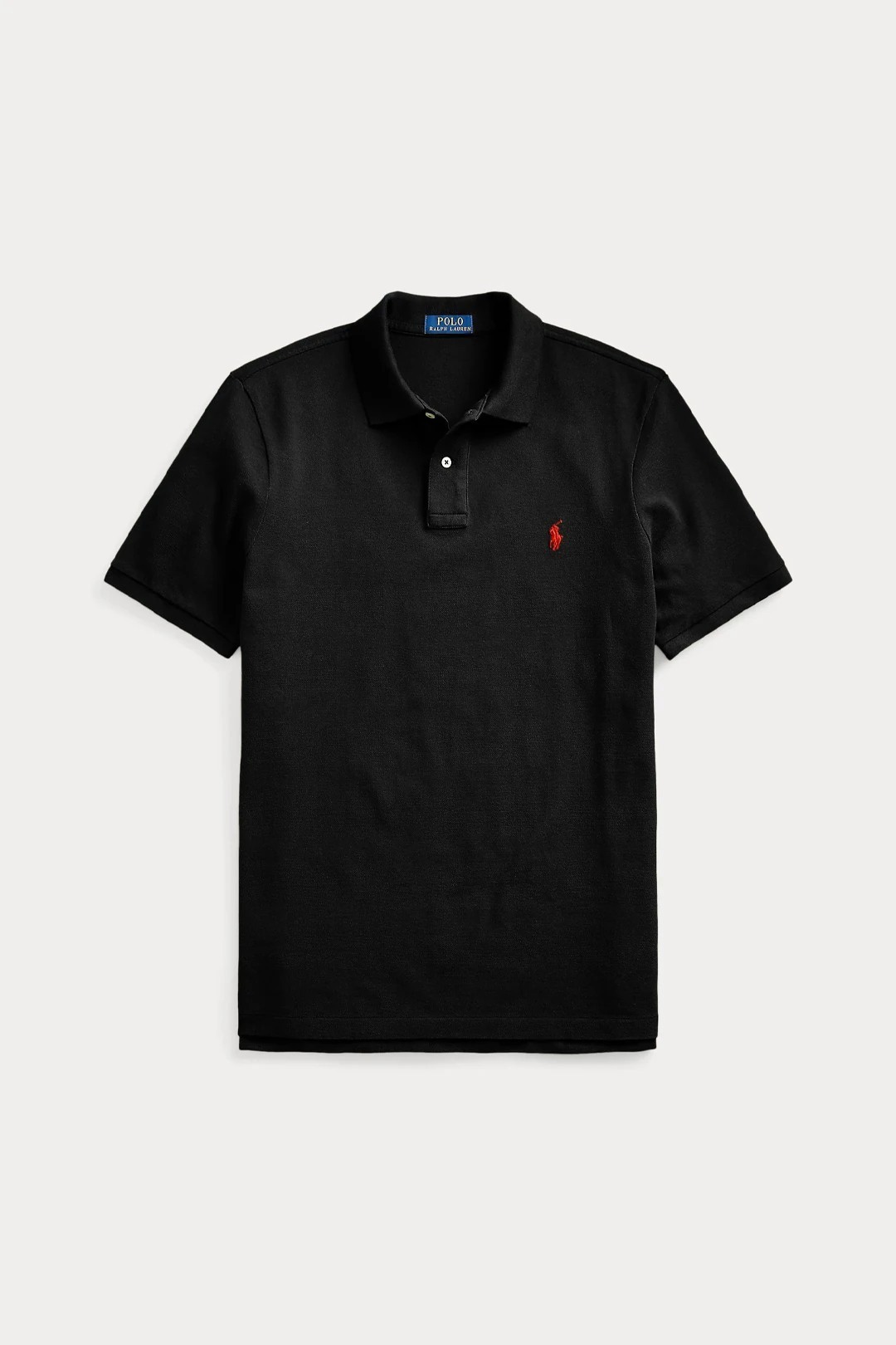 The Iconic Mesh Polo T-Shirt - Black
