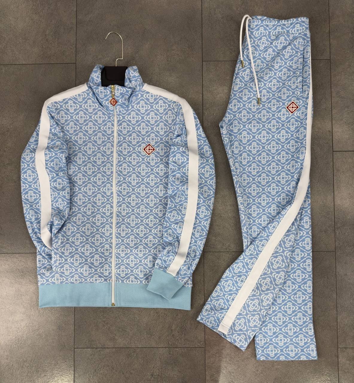 Casablanca Monogram Tracksuit - Sky Blue