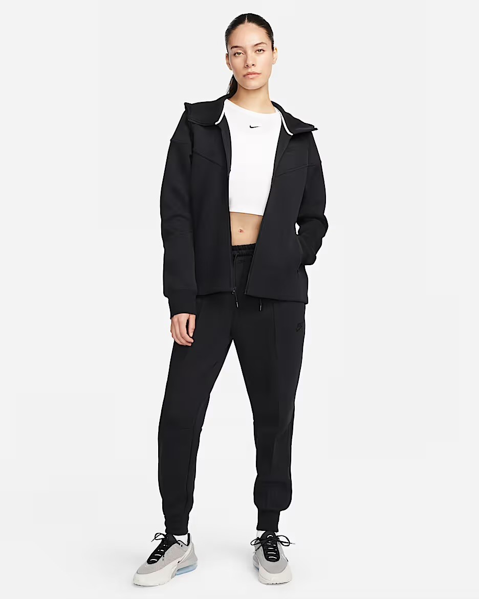 Kadın Tech Fleece Takım - Siyah