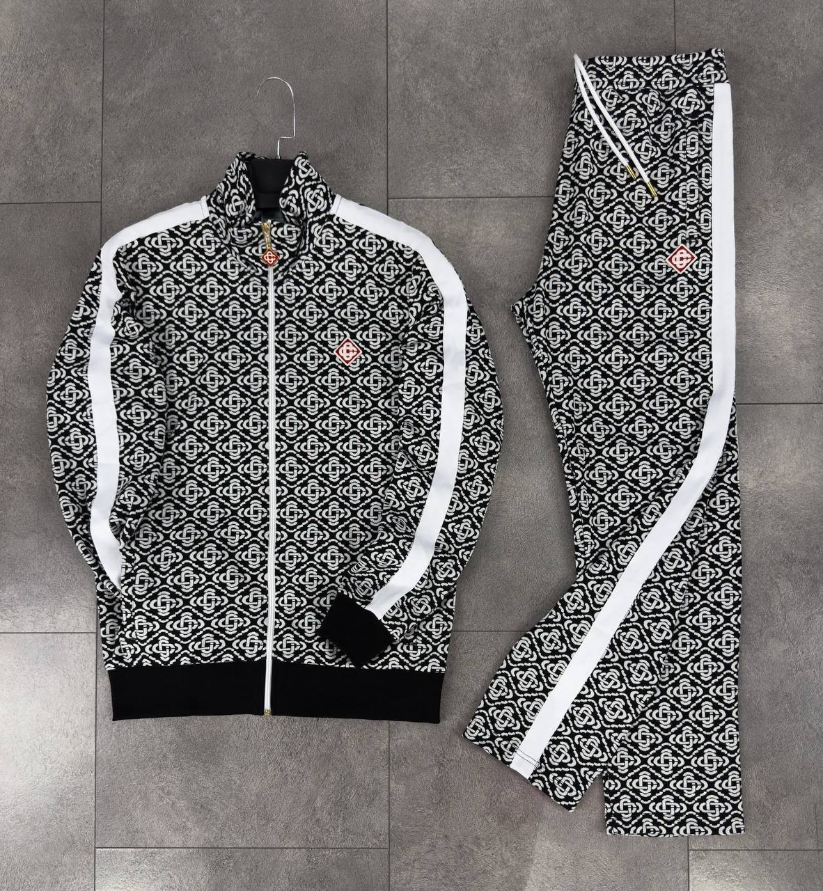 Monogram Tracksuit - Black