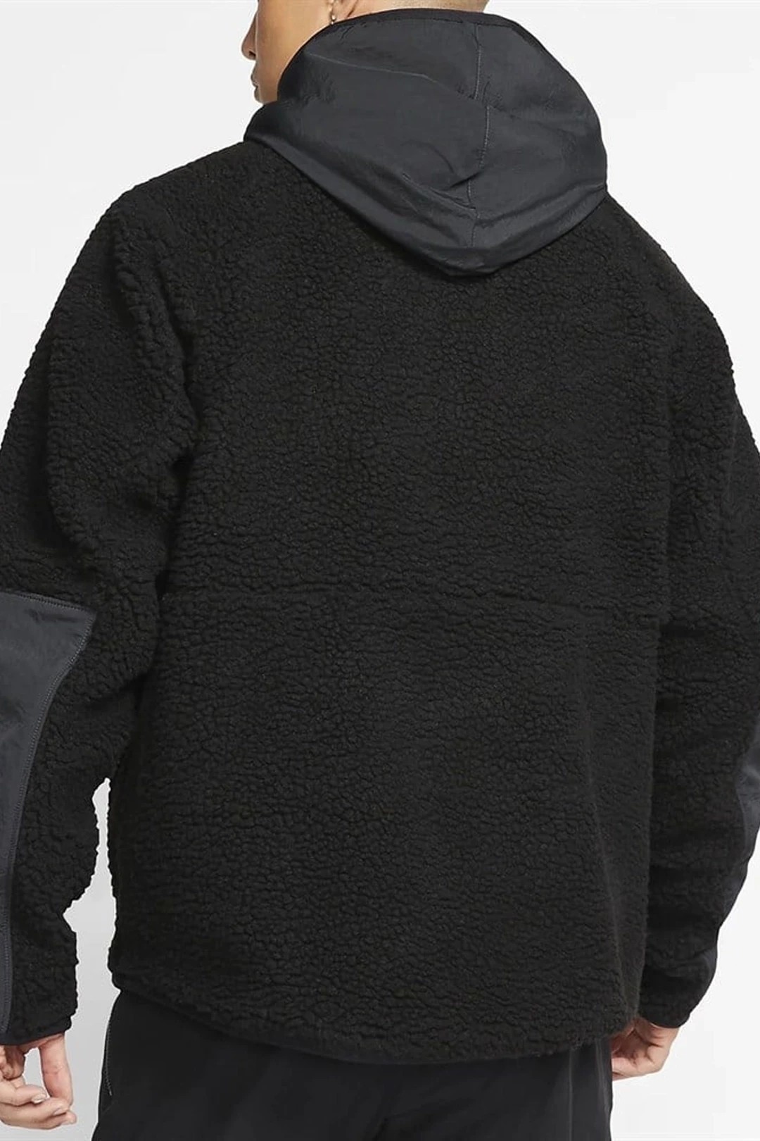 Sherpa Fleece Pullover Hoodie