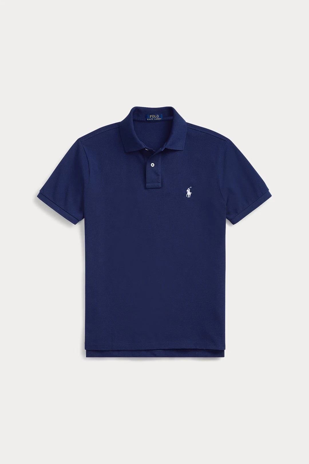 The Iconic Mesh Polo T-Shirt - Navy Blue