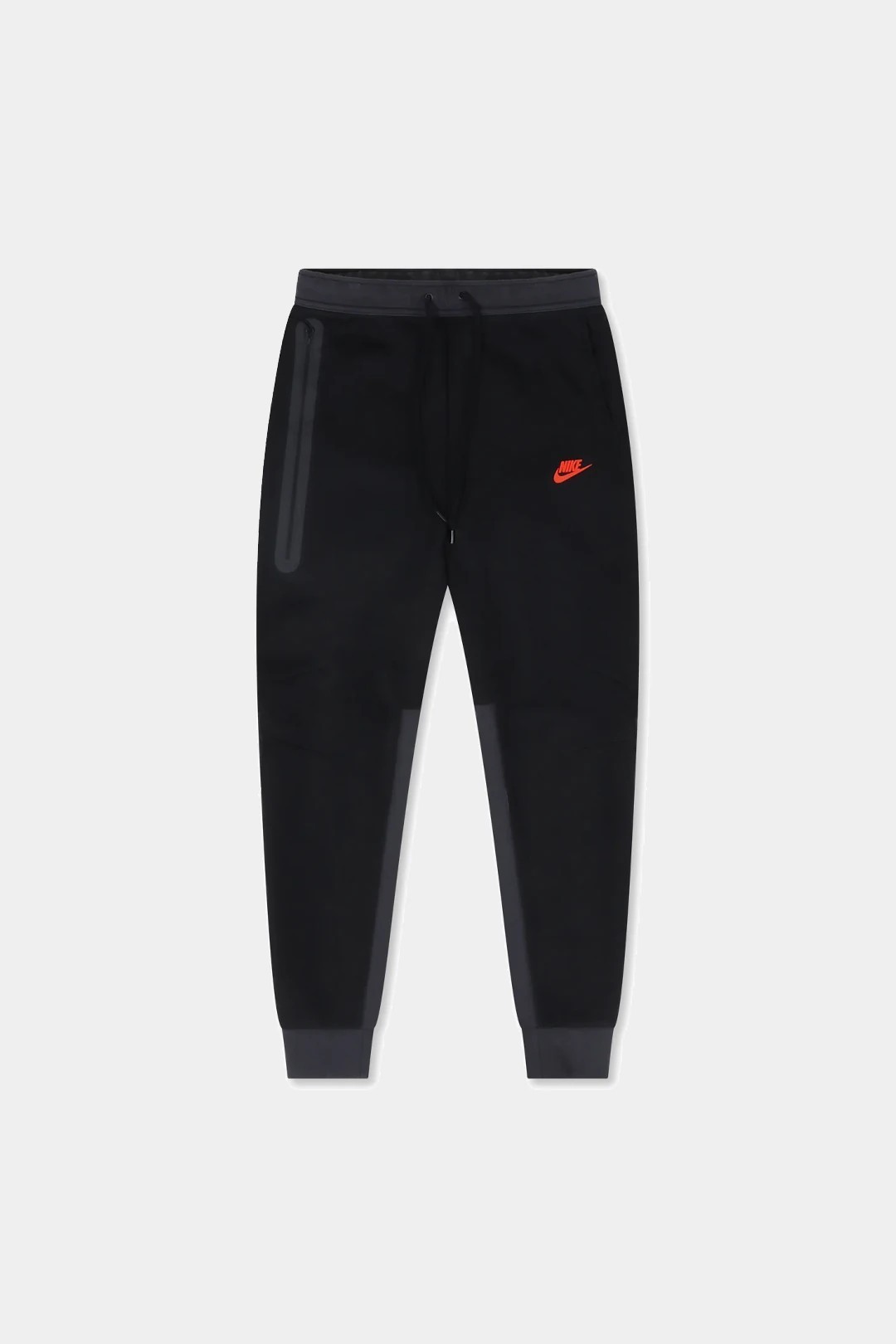 Nike Tech Fleece SS'24 Jogger - Black / Smoke / Red