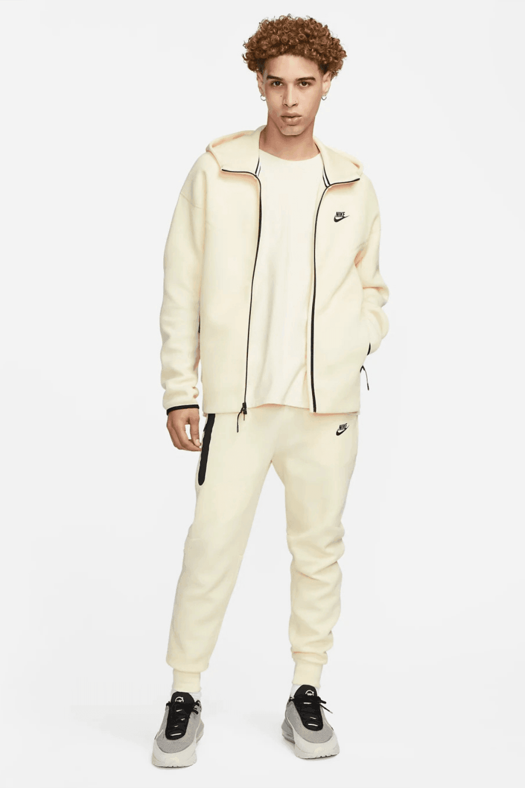 Nike Tech Fleece SS'24 Tracksuit - Beige