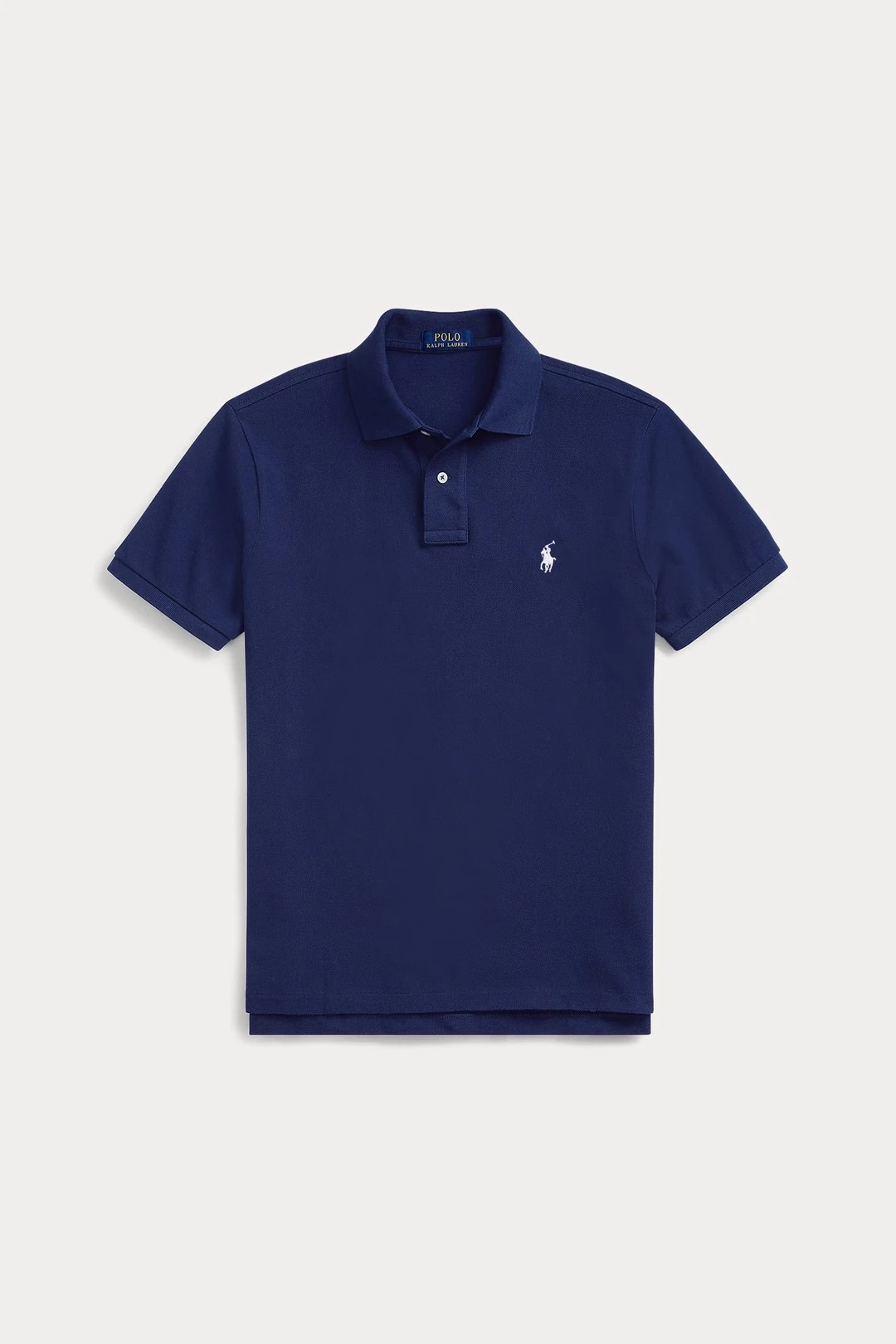 Ralp Lauren The Iconic Mesh Polo T-Shirt - Navy Blue