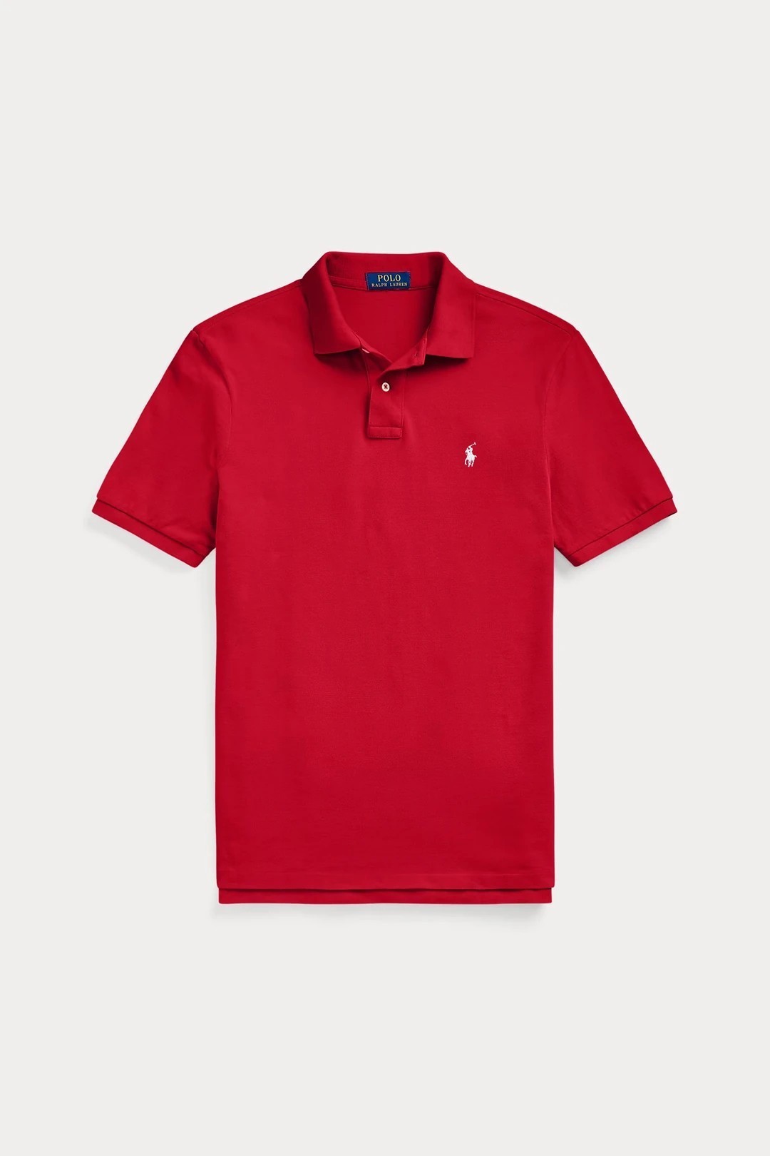 The Iconic Mesh Polo T-Shirt - Red