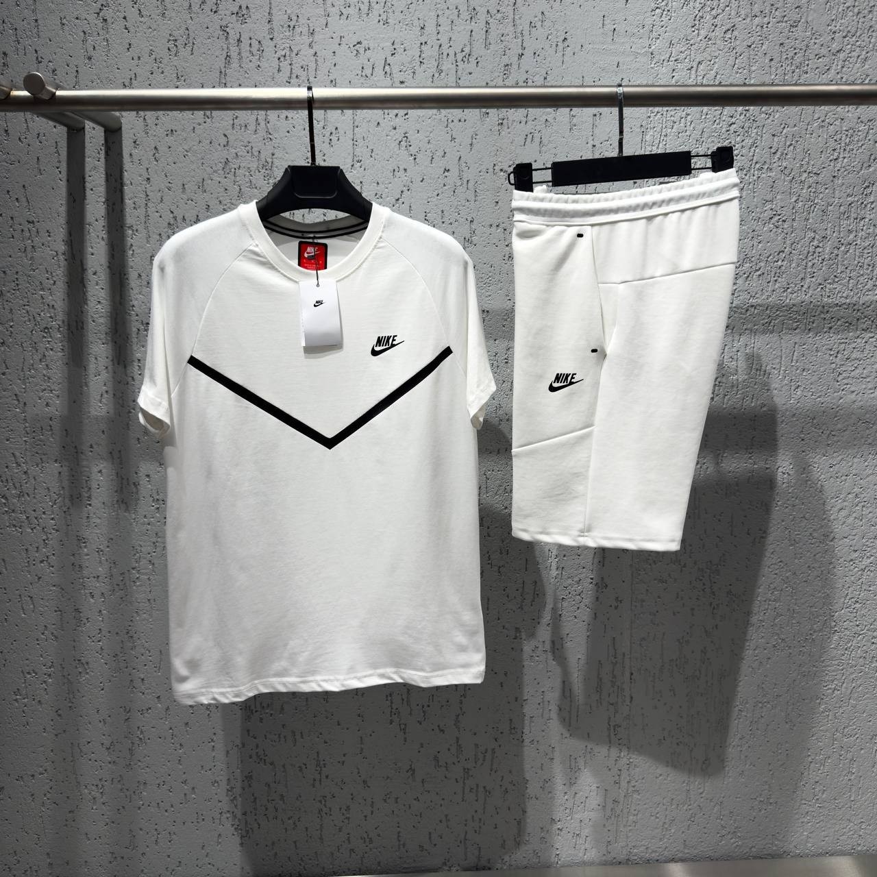 Tech Fleece Premium Summer Set - Beyaz