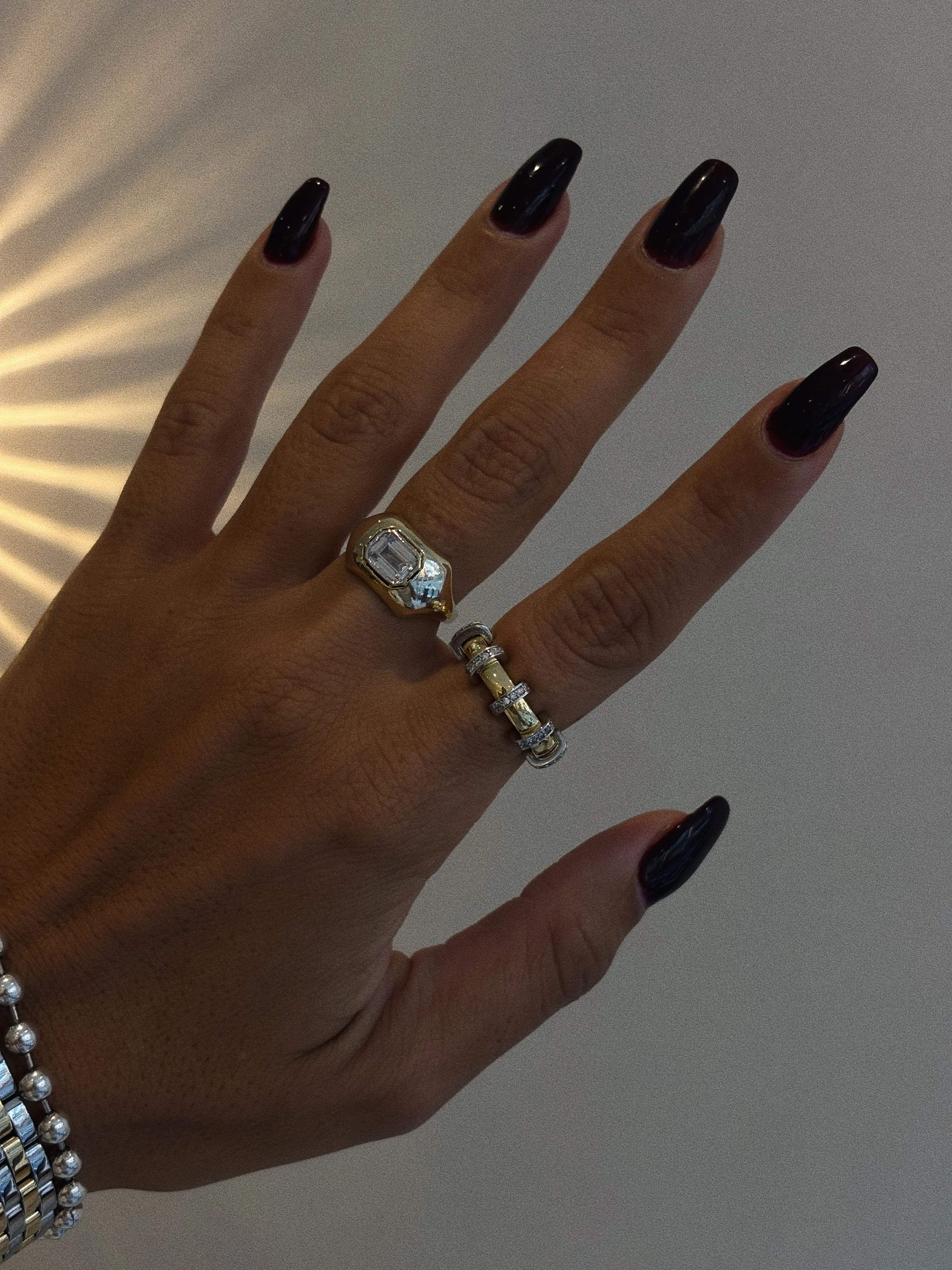 Orbit Yüzük | 925 Ayar Gümüş