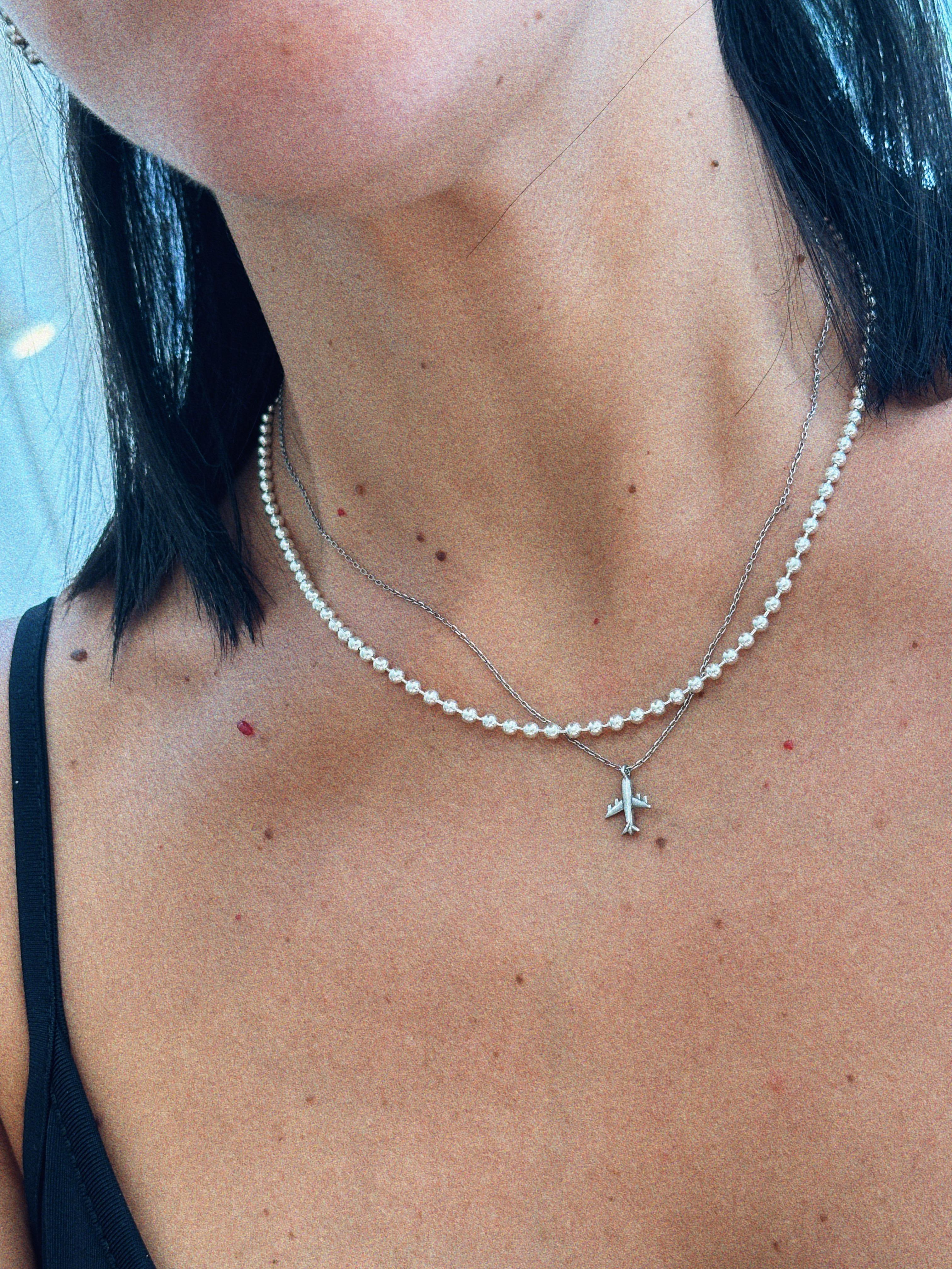 Top Top Zincir Kolye 3 mm | 925 Ayar Gümüş