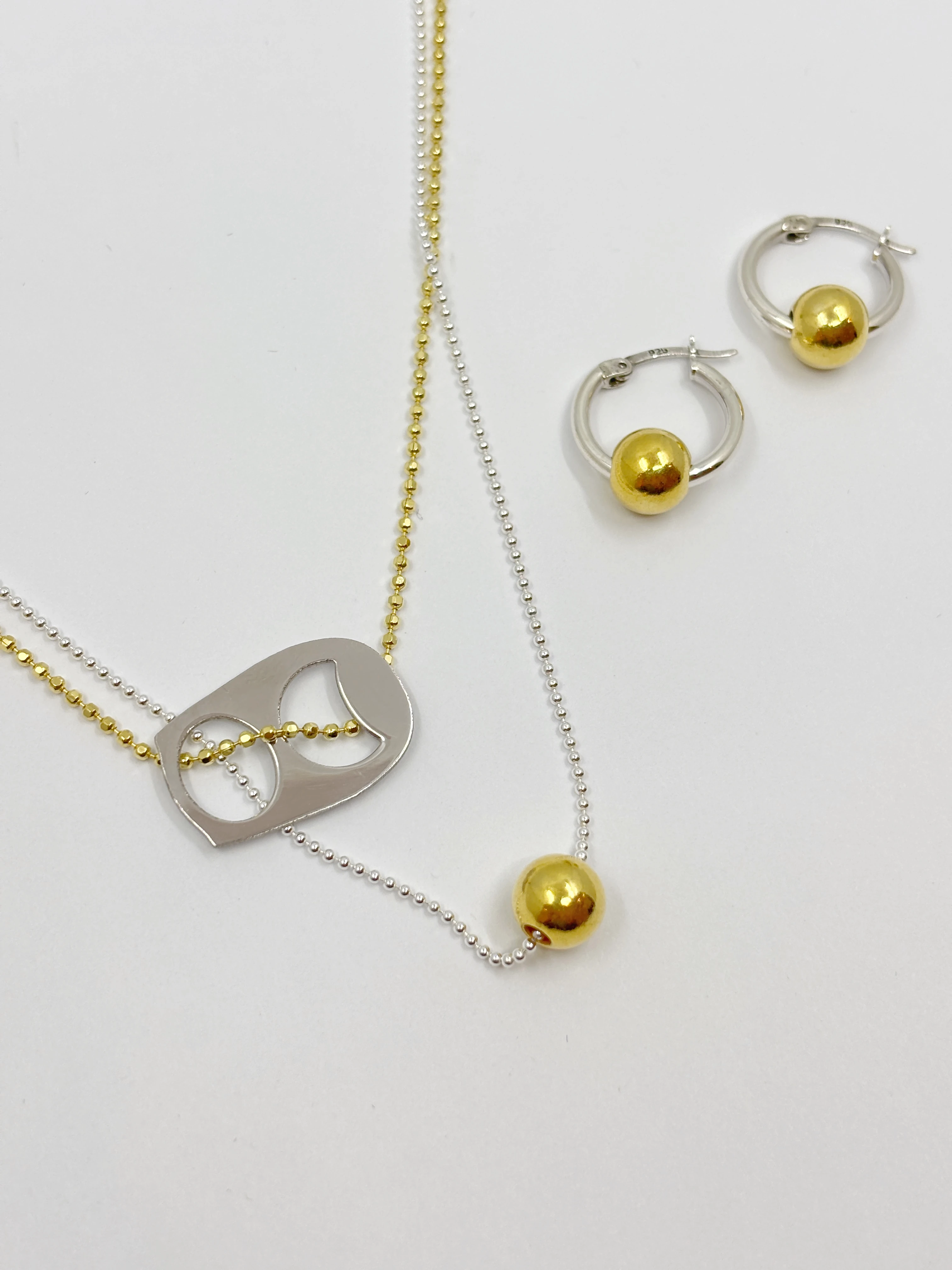 Soda Tab Mix Kolye | 925 Ayar Gümüş